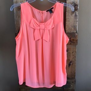 Forever 21 Fluorescent Orange Tank 🍊